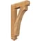 Ekena Millwork Legacy Arts & Crafts Rough Sawn Bracket, Western Red Cedar, 4"W x 20"D x 32"H BKT04X20X32LEC03RWR - alternate 1